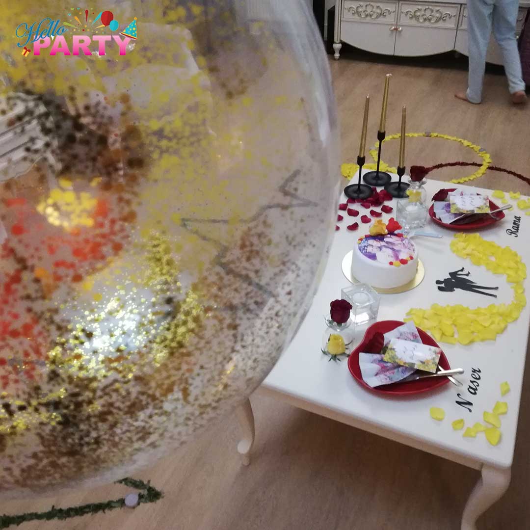 تنسيق مناسبة رومانسية خاصة