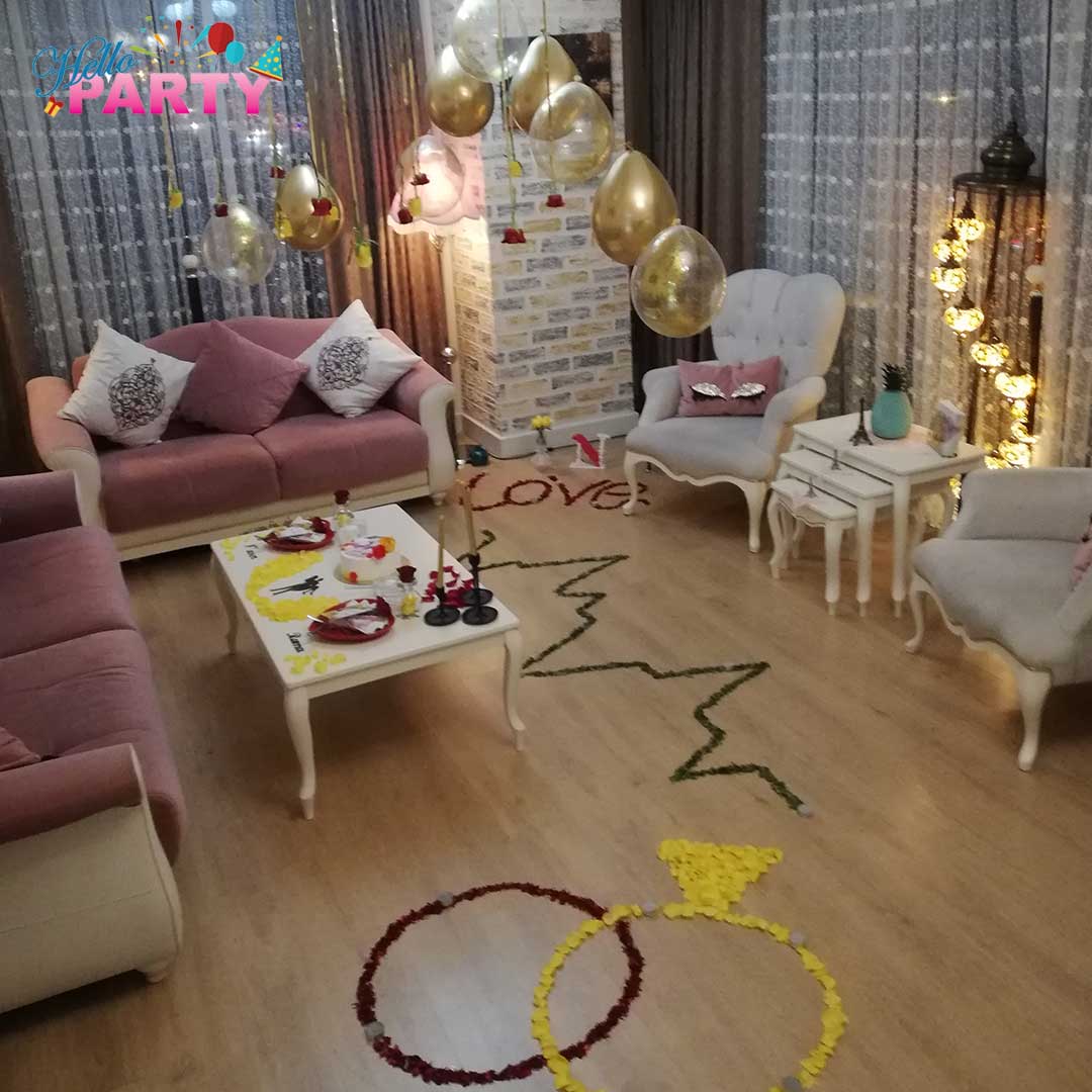 تنسيق مناسبة رومانسية خاصة