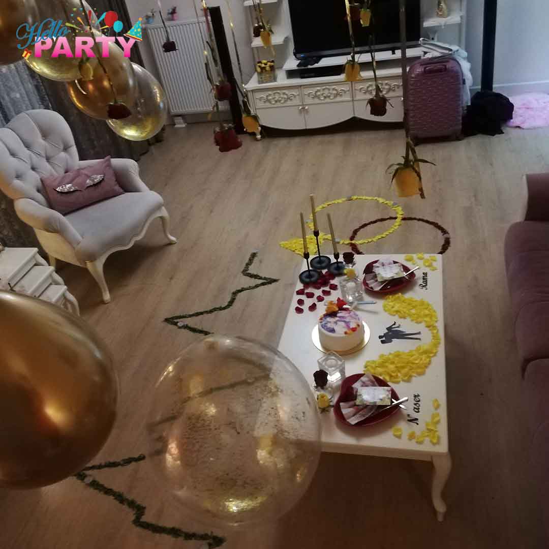 تنسيق مناسبة رومانسية خاصة