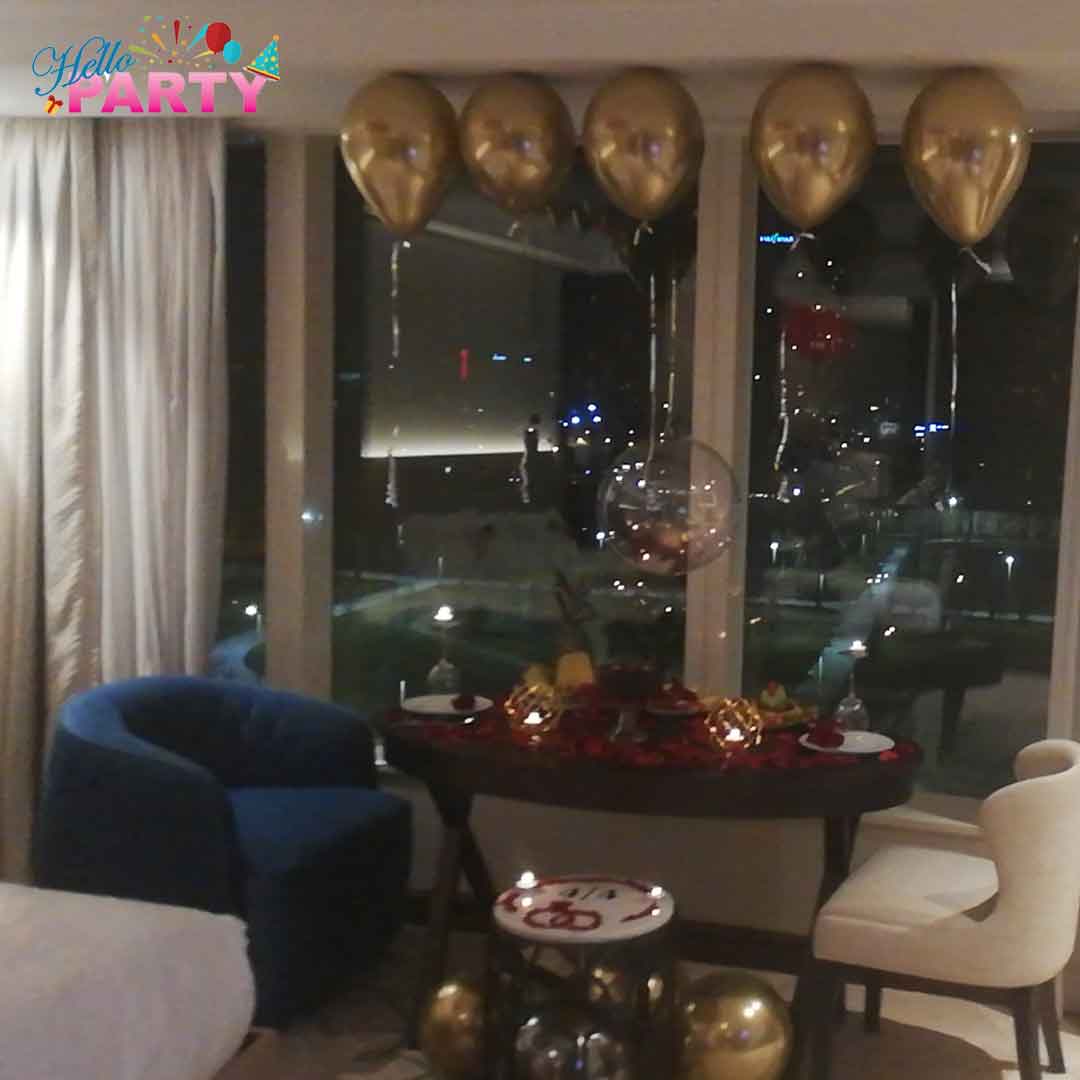 تنسيق مناسبة رومانسية خاصة