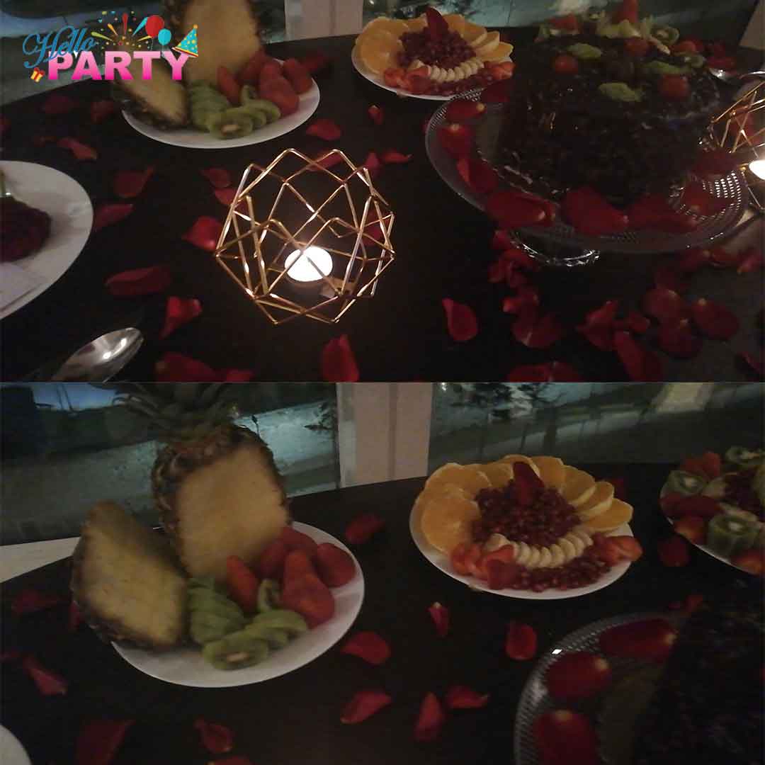 تنسيق مناسبة رومانسية خاصة