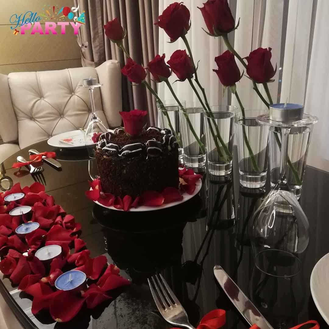 تنسيق مناسبة رومانسية خاصة