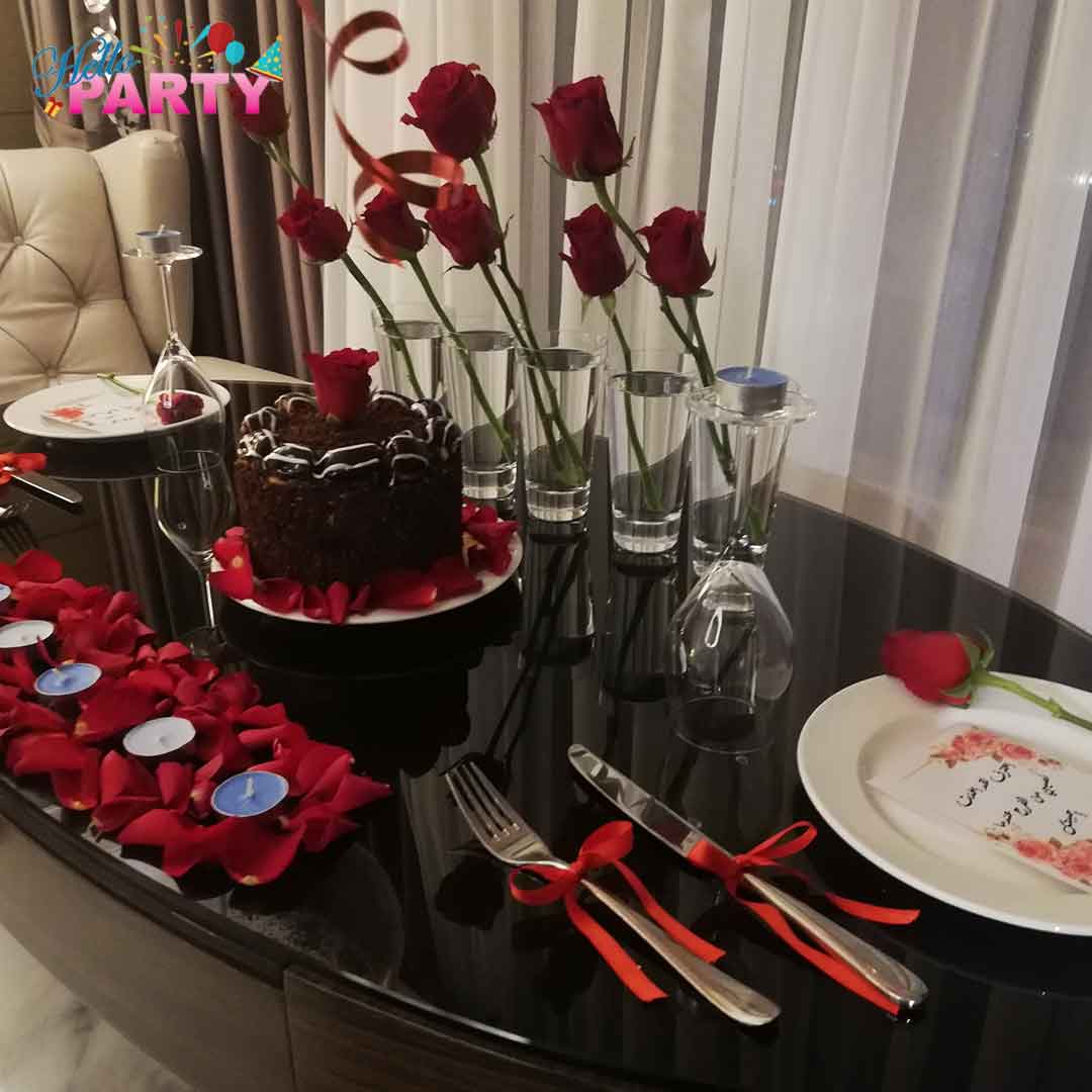تنسيق مناسبة رومانسية خاصة