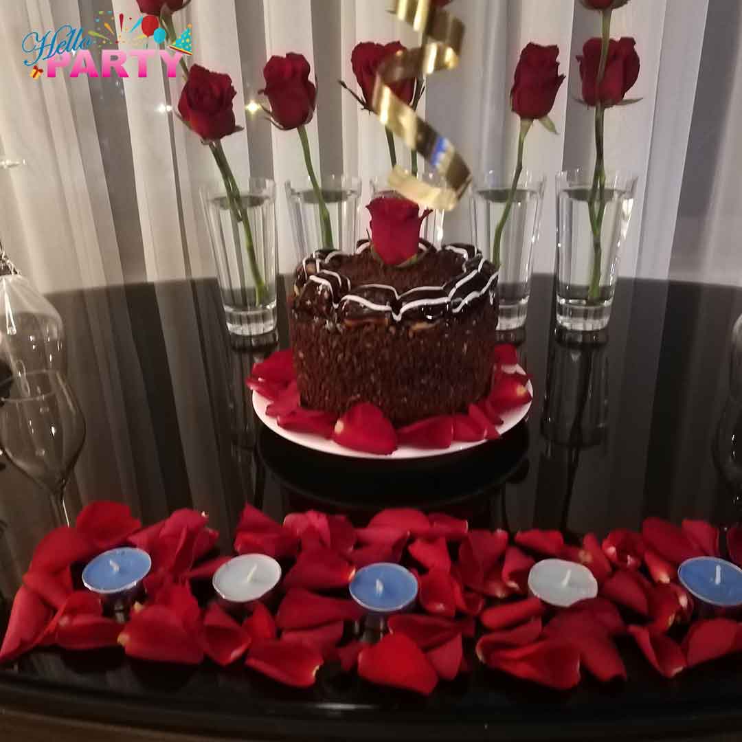 تنسيق مناسبة رومانسية خاصة