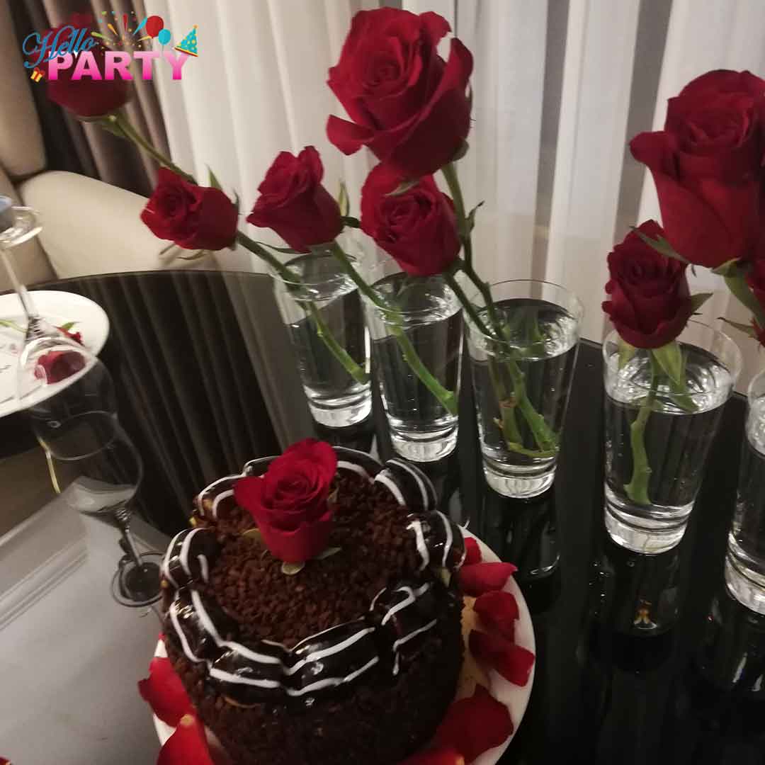 تنسيق مناسبة رومانسية خاصة
