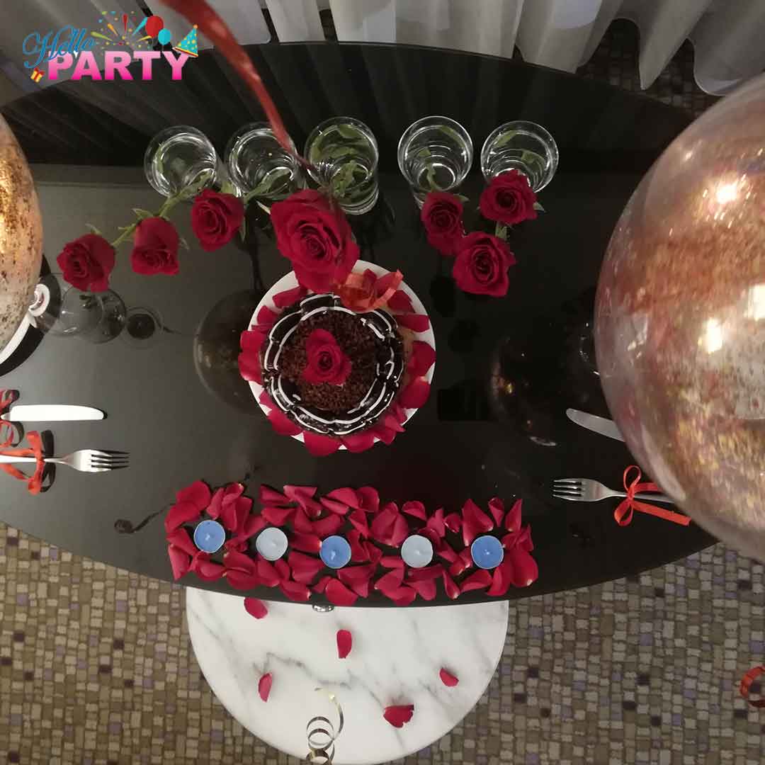 تنسيق مناسبة رومانسية خاصة