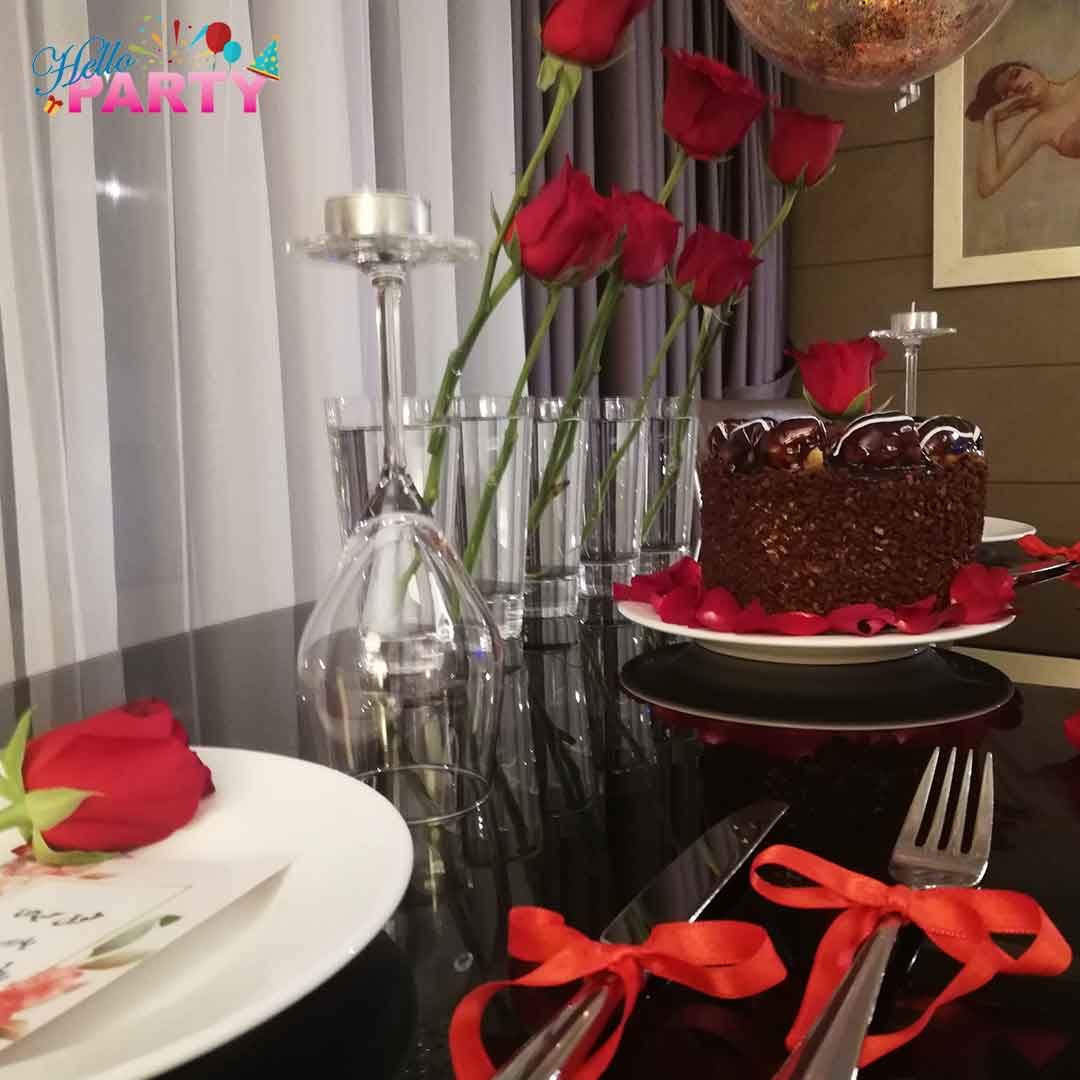 تنسيق مناسبة رومانسية خاصة