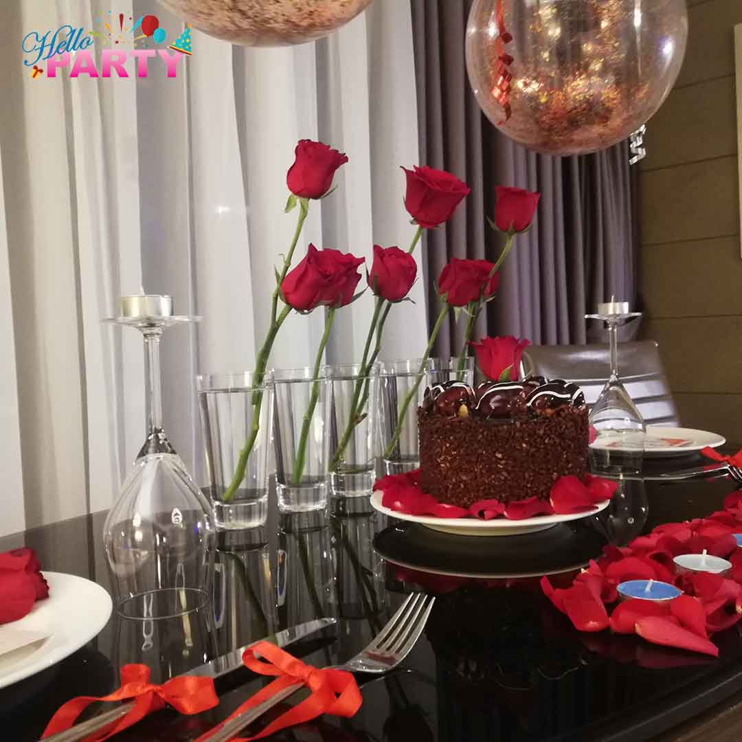 تنسيق مناسبة رومانسية خاصة