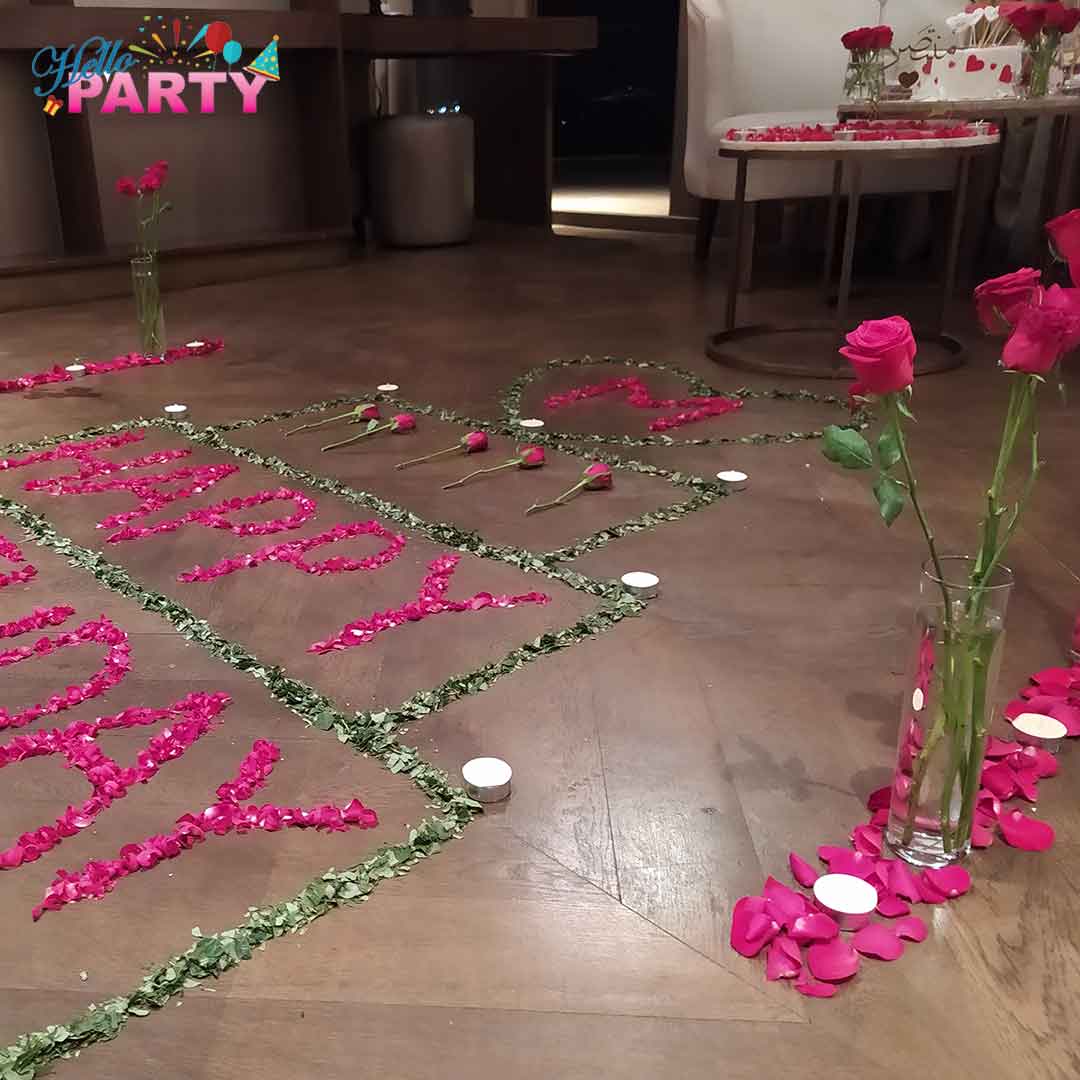 تنسيق مناسبة رومانسية خاصة