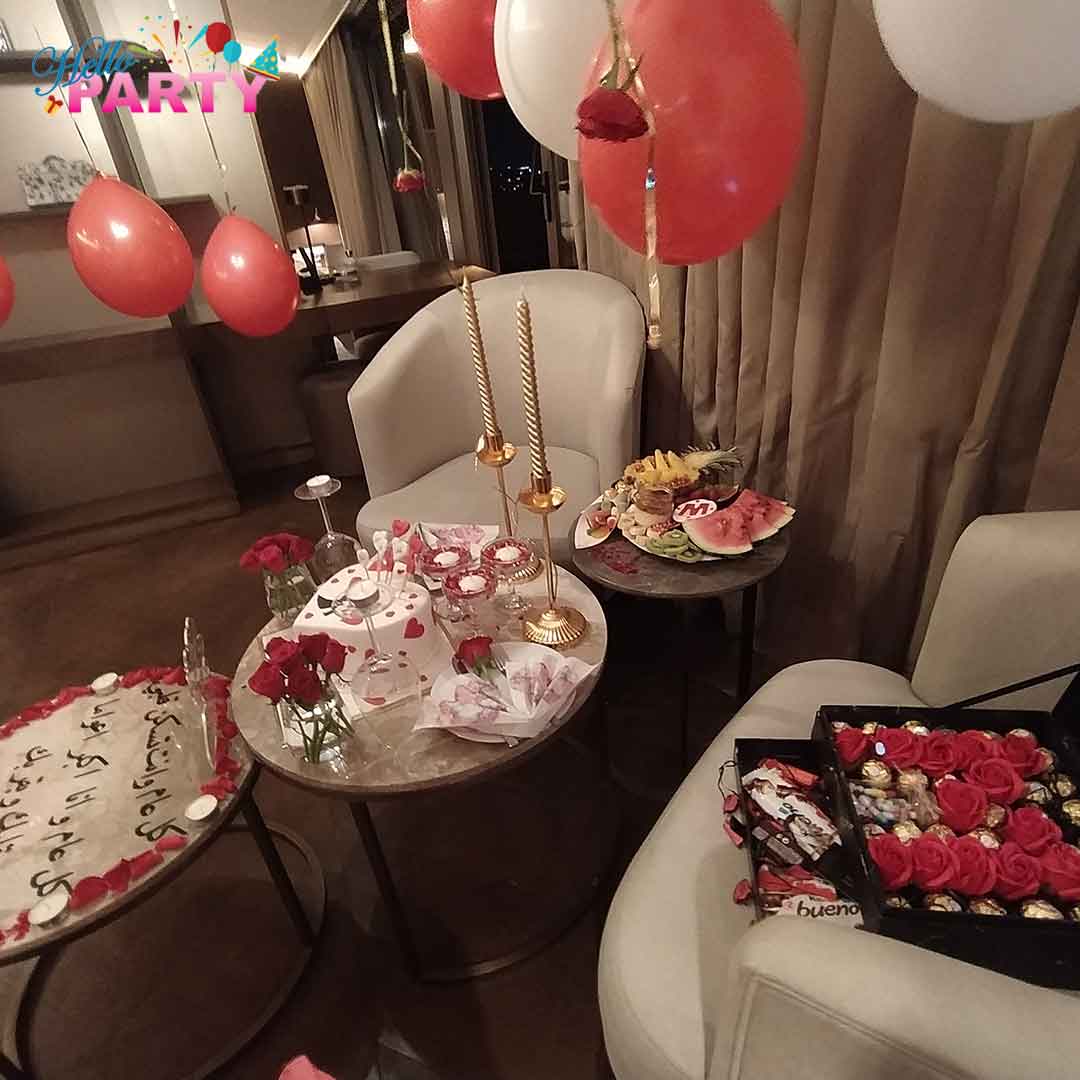 تنسيق مناسبة رومانسية خاصة