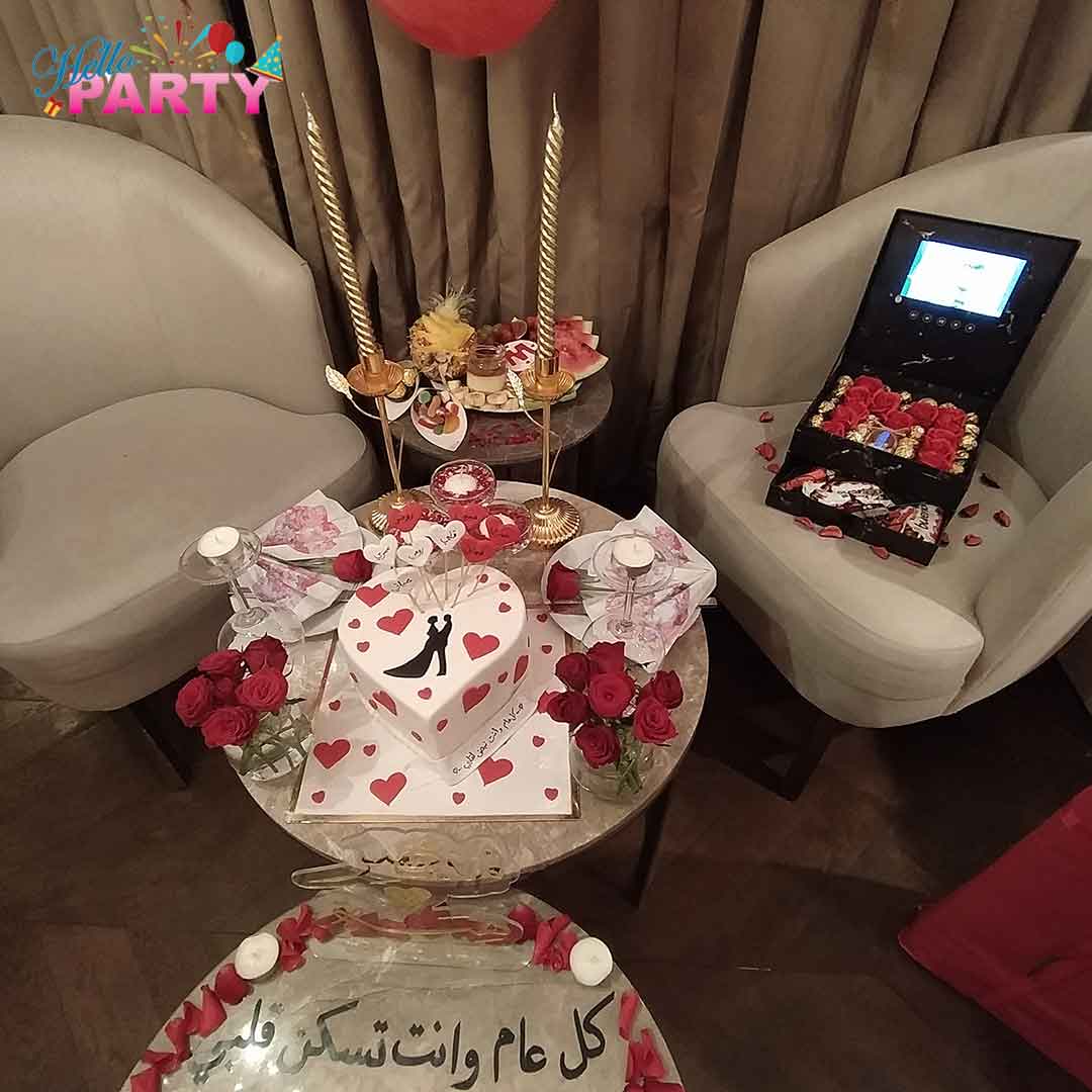 تنسيق مناسبة رومانسية خاصة