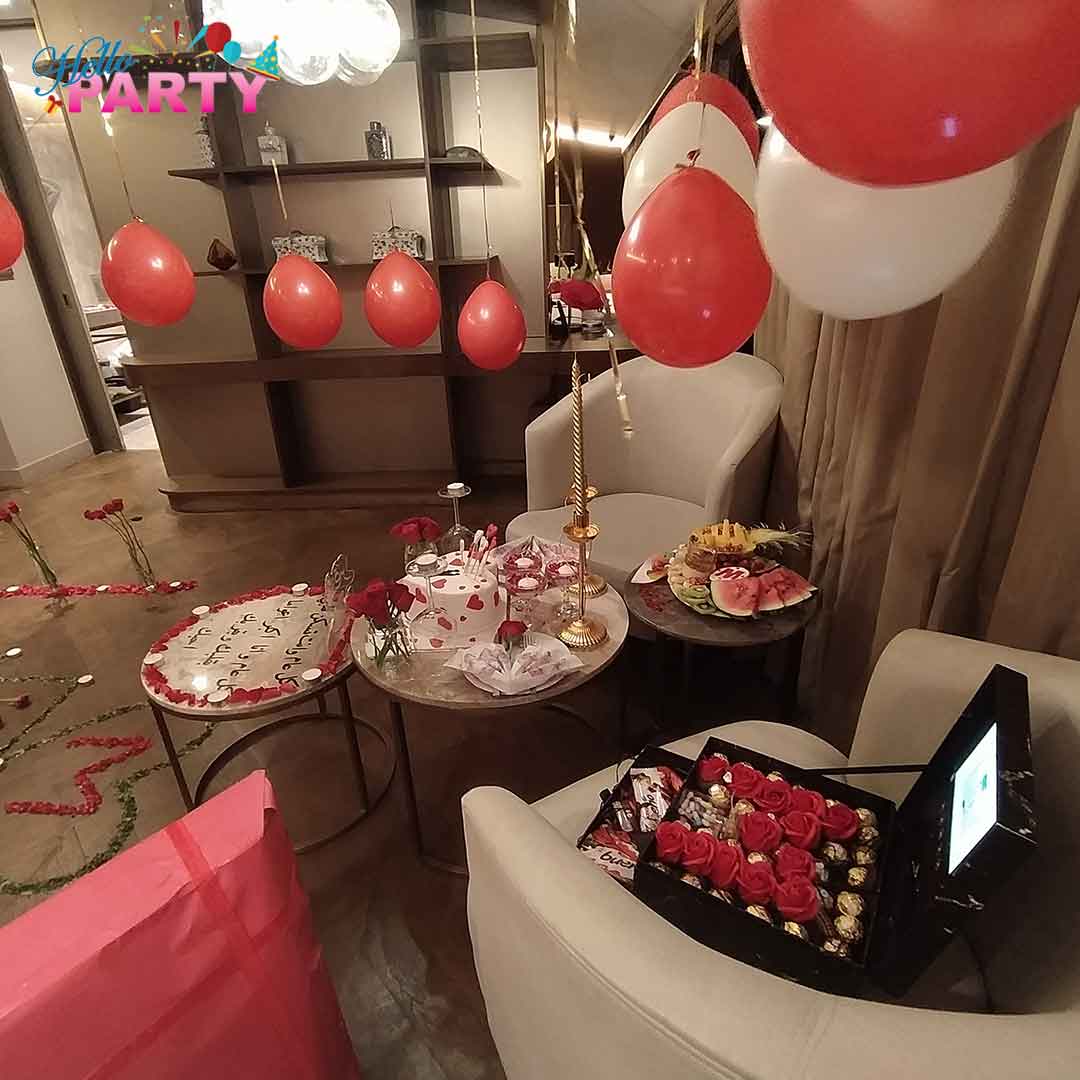 تنسيق مناسبة رومانسية خاصة
