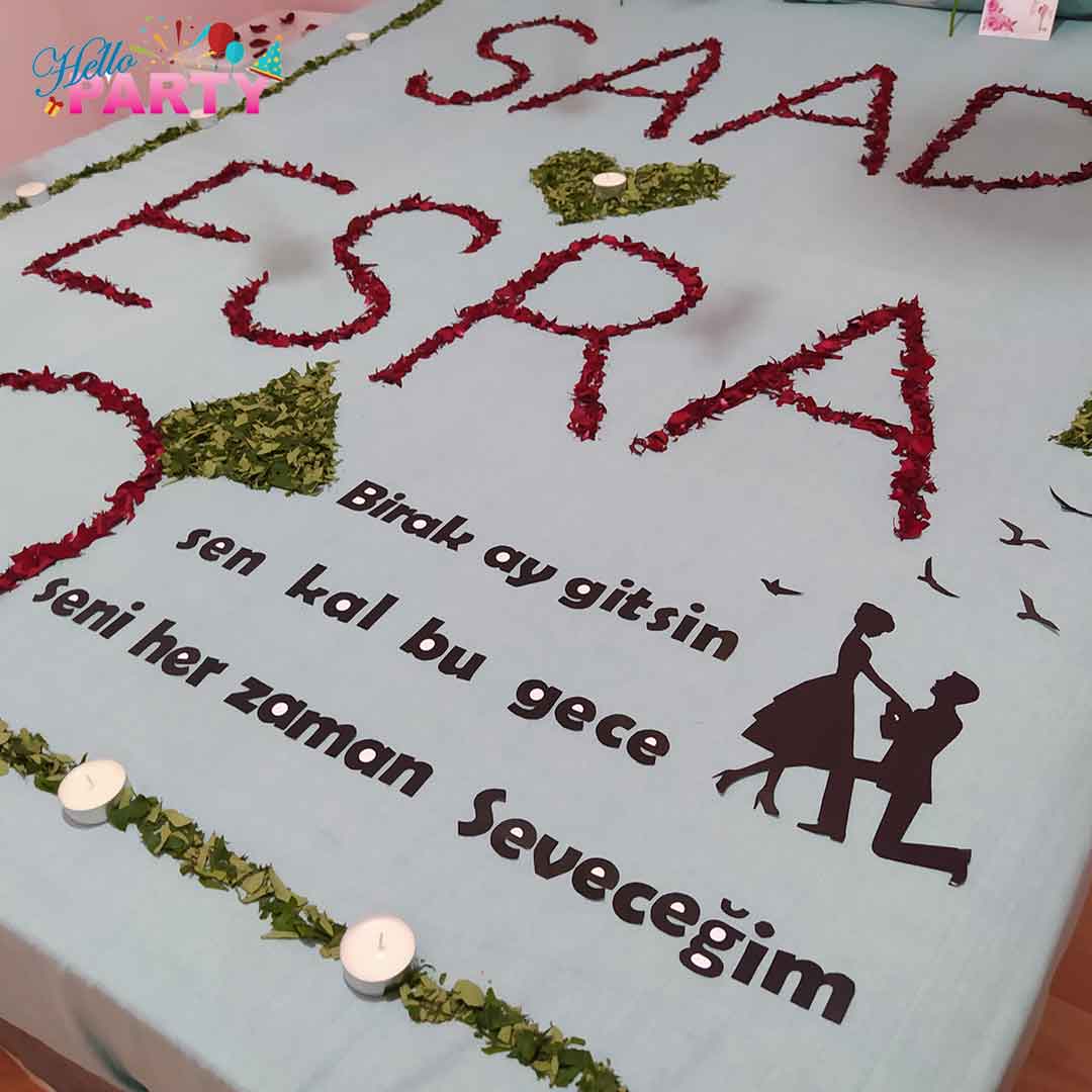 تنسيق مناسبة رومانسية خاصة