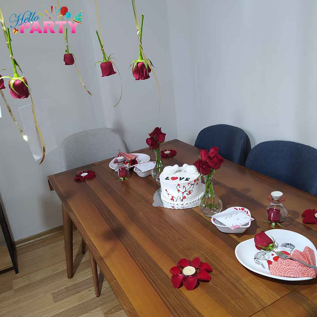 تنسيق مناسبة رومانسية خاصة