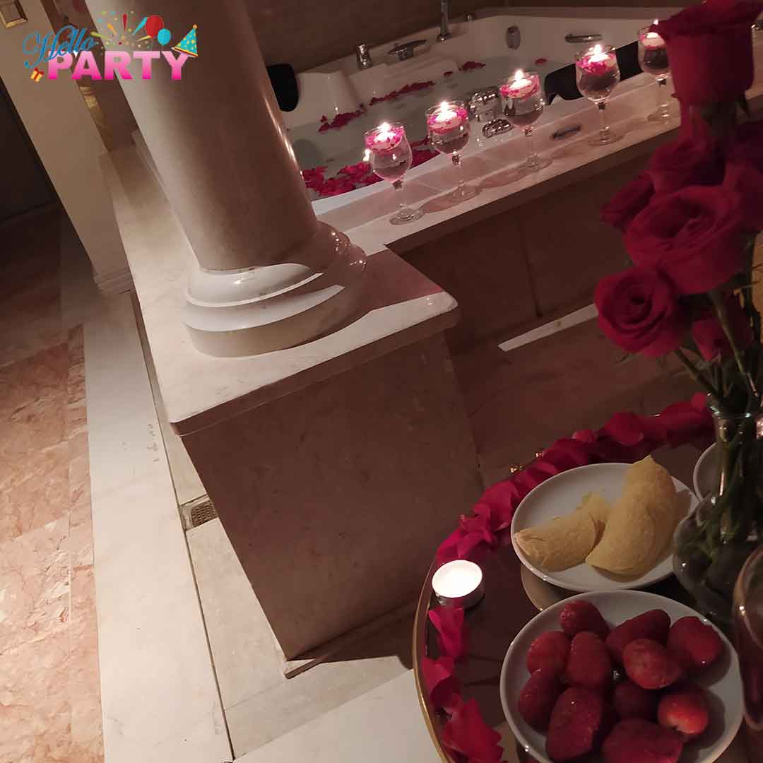 تنسيق مناسبة رومانسية خاصة