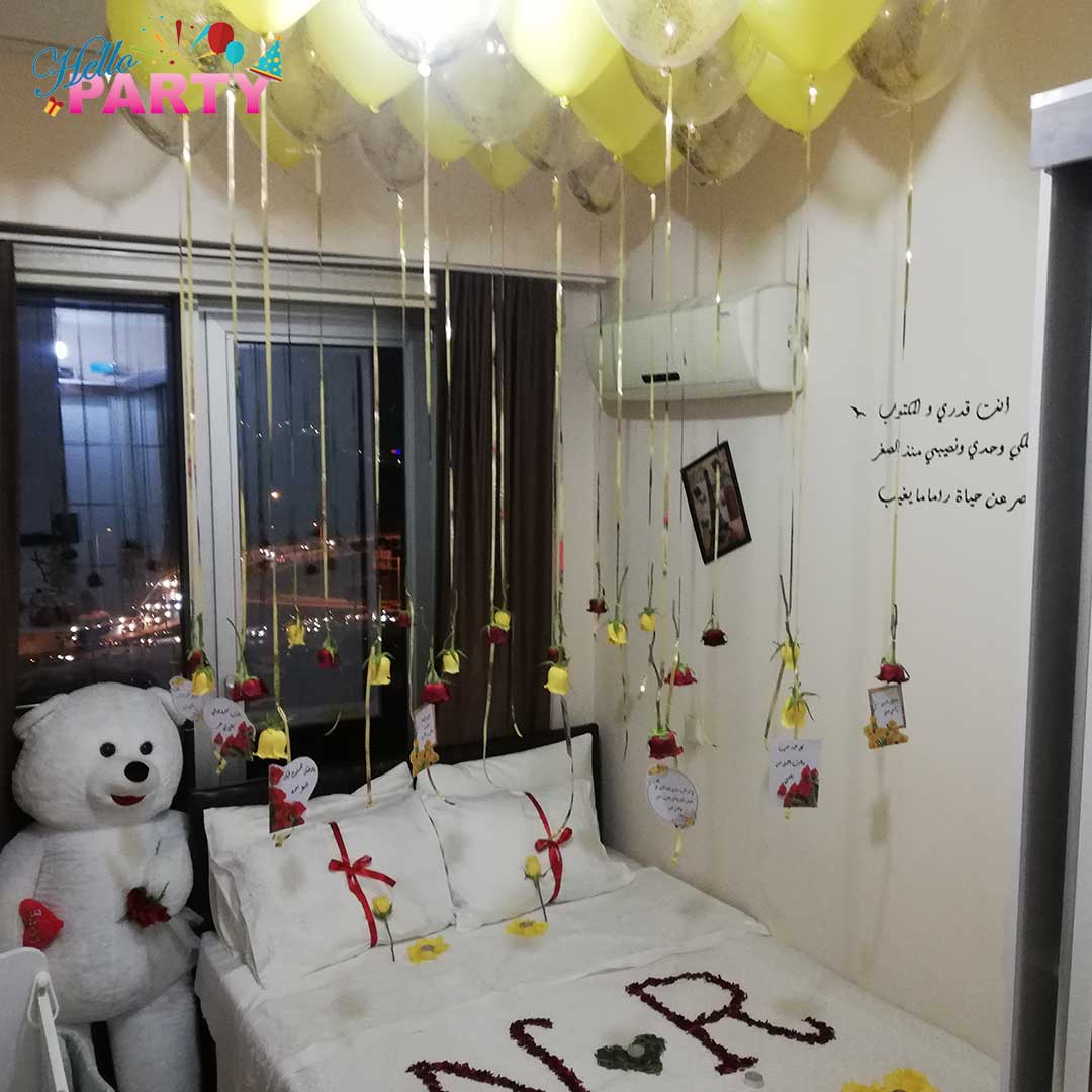 تنسيق مناسبة رومانسية خاصة